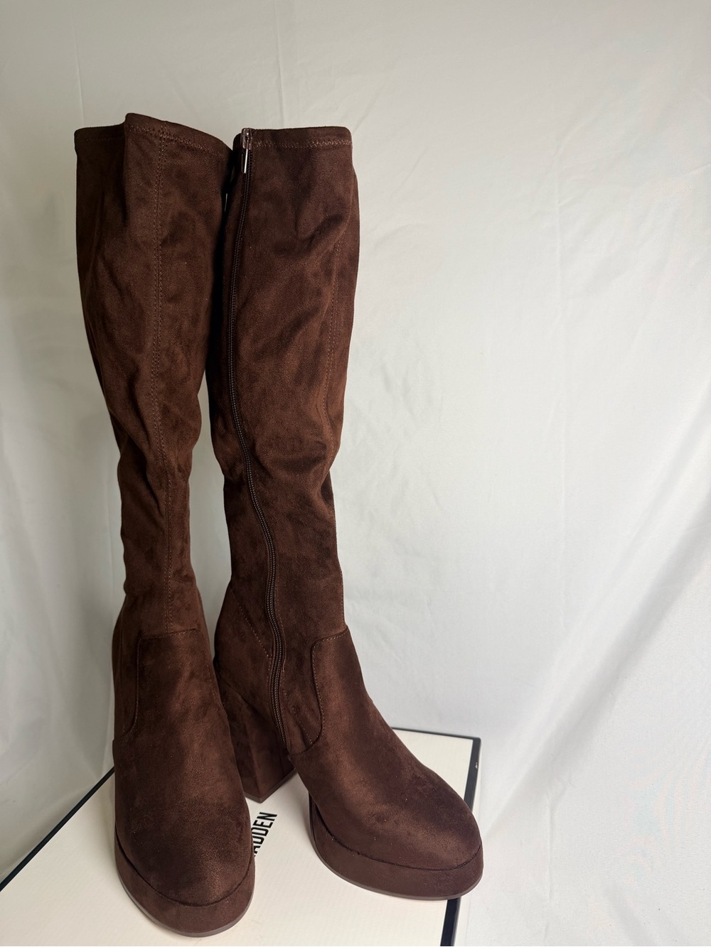 new Steve Madden Twain plataform Knee High Boots size 9 - Picture 2 of 4